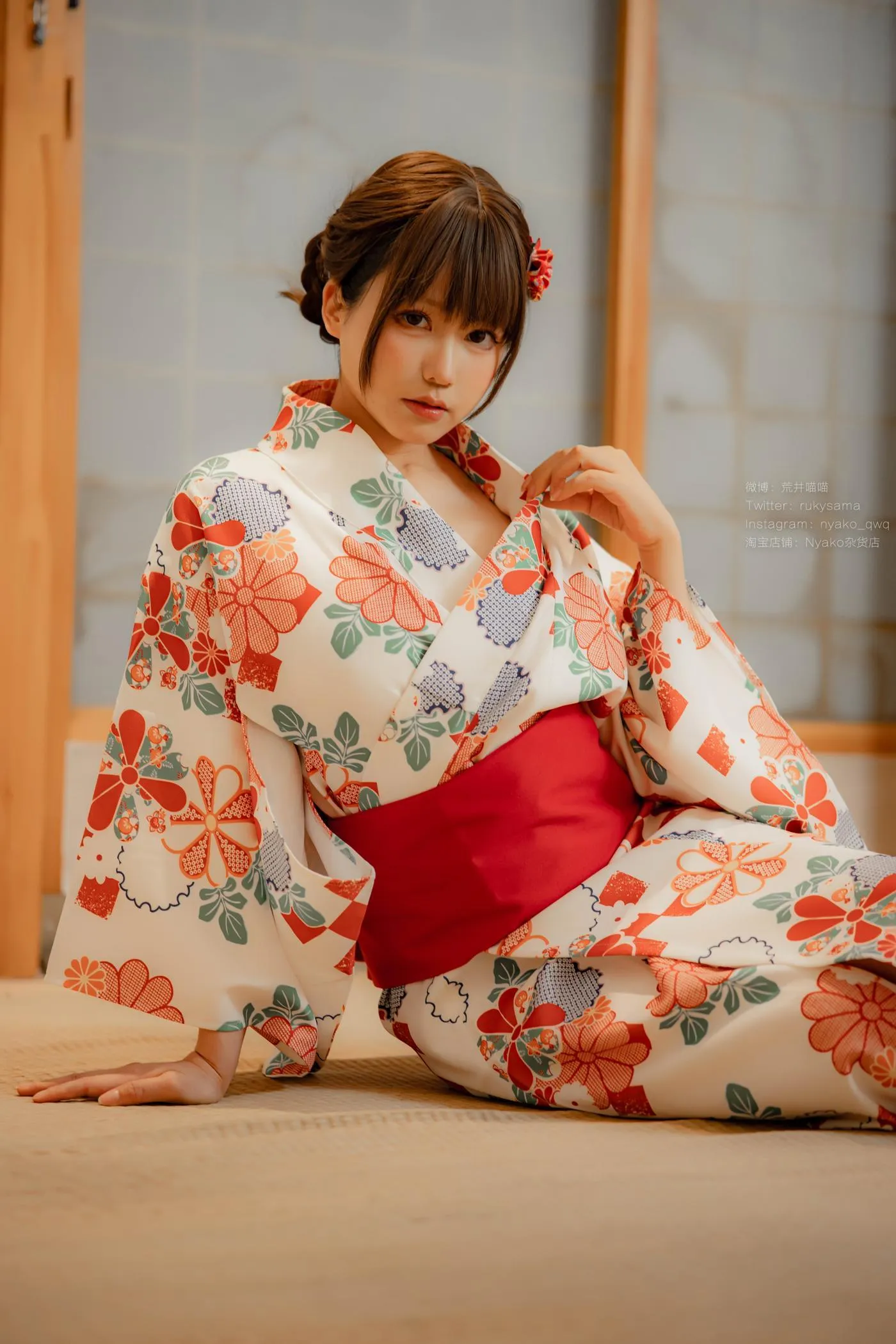 Nyako喵子 – NO.58 和风烂漫正片自拍-电子版41 和风烂漫-浴衣 [86P]插图2